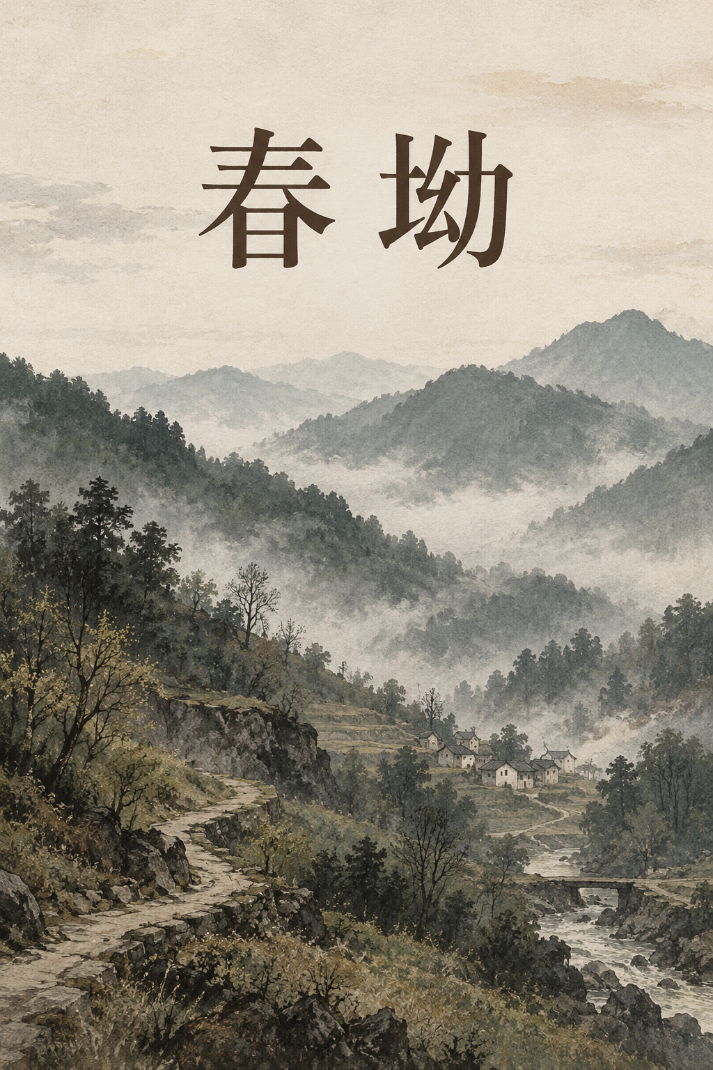 《春坳》暫用封面